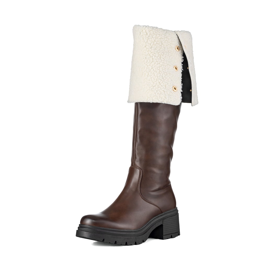 Botas Largas Mujer De Moda Comodo Tacon Grueso Weide Czy615
