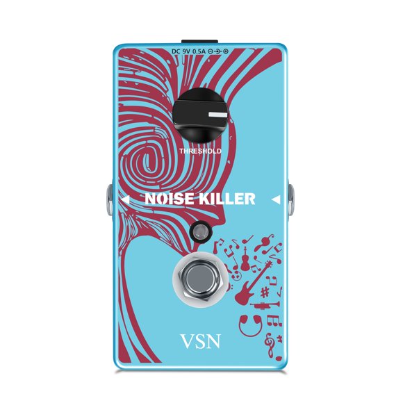 Pedal Noise Gate VSN Noise Killer para guitarra eléctrica y bajo