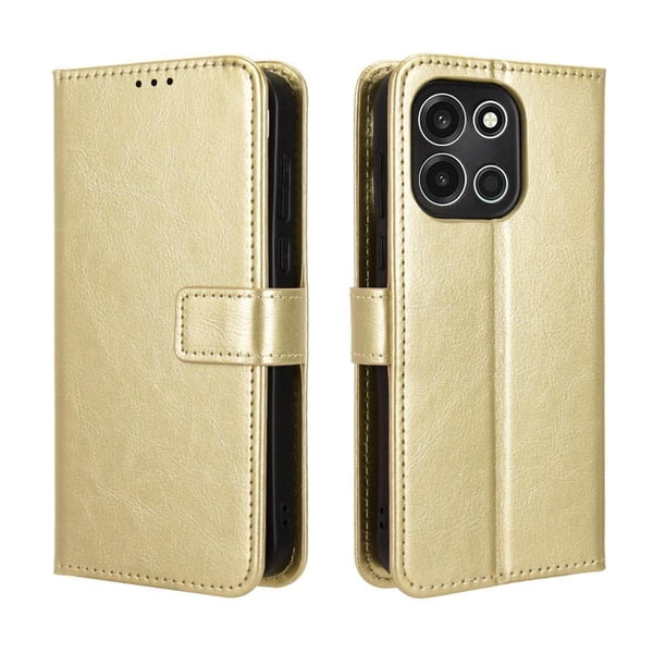 Funda tipo libro para OnePlus Turbo 6 5G , cartera todo‑en‑uno, funda multifuncional con tarjetero y correa de muñeca desmontable