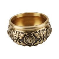 Bothyi - Cuenco Cornucopia, Cuenca Del Tesoro De La Fortuna China Para Sala De Estar, Escritorio Del Hogar