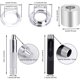 thumbnail image 5 of Kit de herramientas para ojales, arandelas, alicates para ojales de 12 mm y 100 juegos de ojales con caja de almacenamiento para lonas, cuero, telas, cortinas, cubiertas de piscinas., 5 of 8