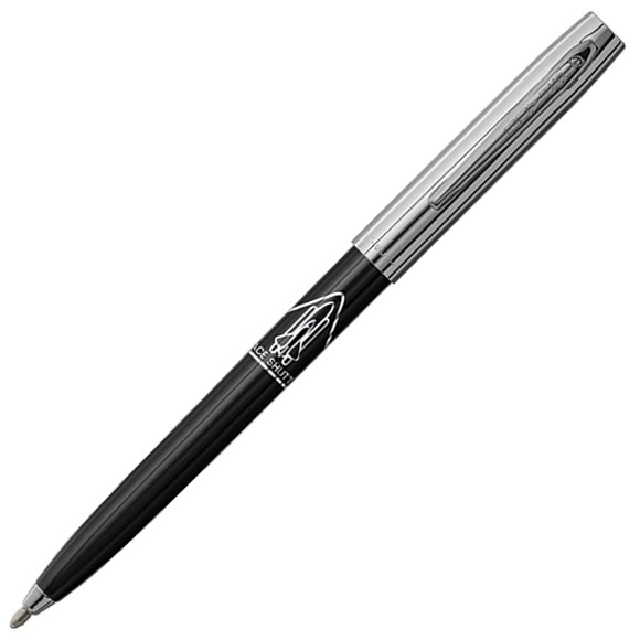 Bolígrafo Fisher Space Pen Cap-O-Matic con Acabado Cromado e Impronta del Transbordador Espacial
