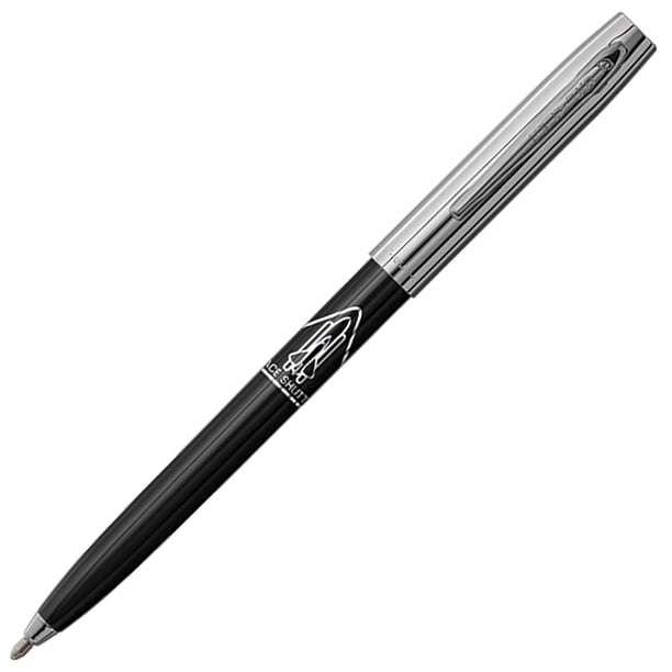 Bolígrafo Fisher Space Pen Cap-O-Matic con Acabado Cromado e Impronta del Transbordador Espacial