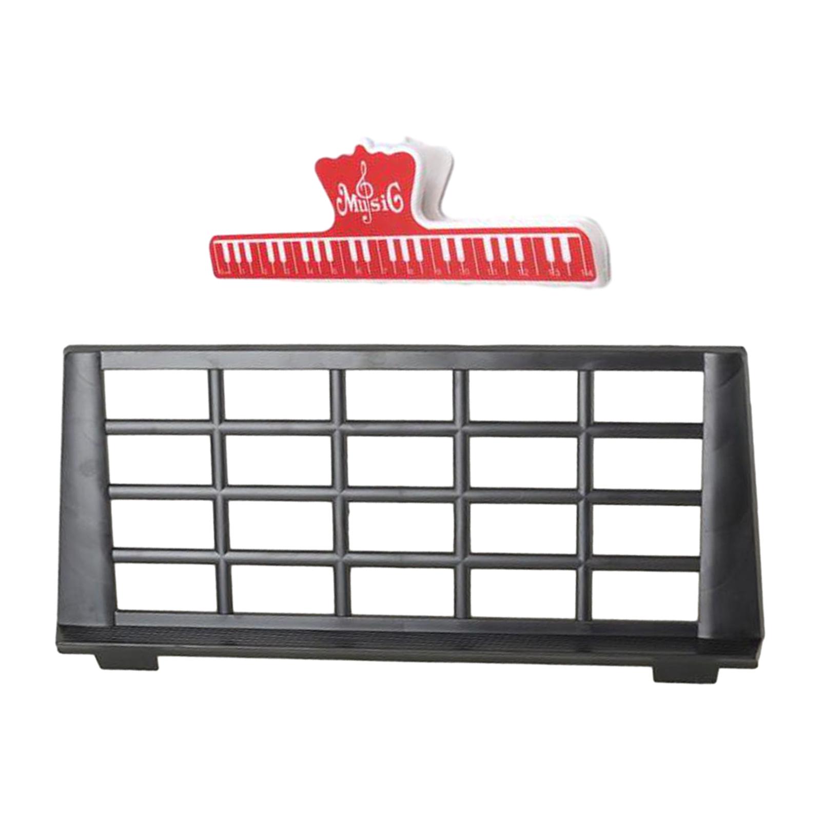 Magideal - Soporte Para Partituras Musicales, Soporte Para Órganos De Partituras, Soporte Para Partituras Electrónicas De Fácil Instalación Para La Mayoría De