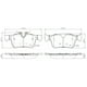 thumbnail image 2 of Pastillas Freno para auto Volvo V90 2017-2023 Trasero, 2 of 4