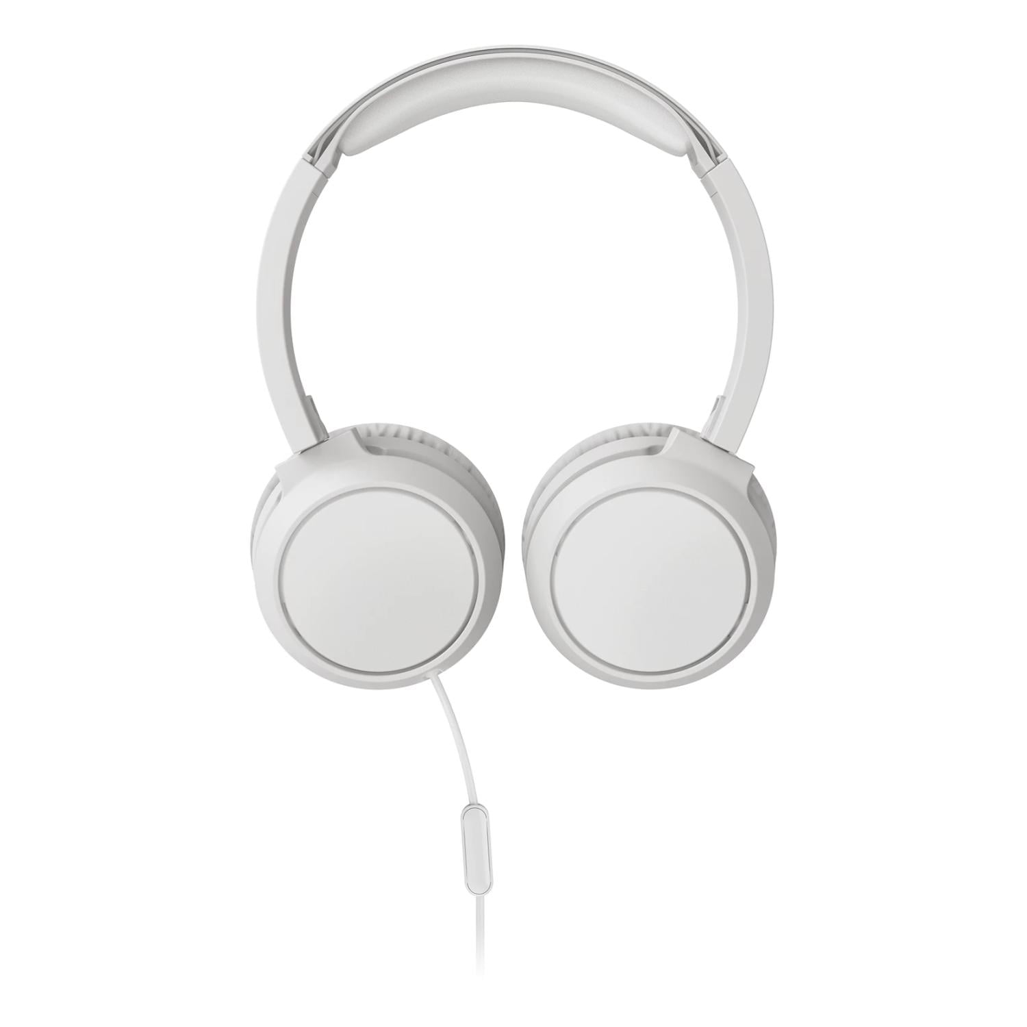 Philips - Audifono Manos Libres Jack 3.5 Overear Blanco Ah4105
