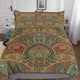 thumbnail image 1 of Juego De Funda Nórdica Estilo Marroquí Con Estampado 3d Juego De Ropa De Cama Con Características Regionales Microfibra Suave 2 Fundas De Almohada Cremallera Oculta, 1 of 3