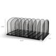 thumbnail image 5 of Organizador de escritorio Safco Onyx con 8 compartimentos verticales de malla de acero, 5 of 7