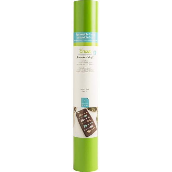 Vinilo Cricut Premium extraíble de color verde brillante para manualidades