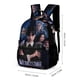 thumbnail image 2 of Miércoles Addams Mochila Escolar para Niños y Niñas, Mochila Infantil de Alta Calidad Ligera, Grande y Duradera 43x15x32cm, 2 of 6