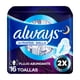 thumbnail image 1 of Toallas Higiénicas Nocturnas Ultrafina Flujo Abundante Con Alas, 16 Un, 1 of 5