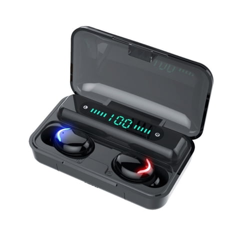 Genérico - Audifonos True Wireless Bluetooth Indicador Negro