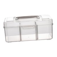 Ioensy - Caja De Medicamentos A Prueba De Polvo, Organizador De Almacenamiento De Medicamentos Para Acampar, Escritorio, Viaje, Tamaño Pequeño Separado