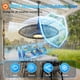 thumbnail image 3 of Ventilador de techo addlon de 61 cm IP65 con control remoto y app, 3 of 9