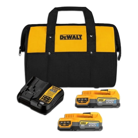 Makita - Kit 2 Baterías Powerstack + Accesorios Dewalt Dcbp034E2-B2 Amarillo