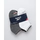 thumbnail image 2 of Calcetines Reebok para mujer, 6 unidades, corte en cuartos, tallas 4-10, gris/blanco/negro, 2 of 7