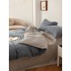 thumbnail image 2 of Nvzi -b Juego de Sábanas, Juego de Sábanas y Fundas de Almohada, Juego para Cama Twin, Ropa de Cama de Hotel, Decoración Del Hogar (Azul Gris), 2 of 4