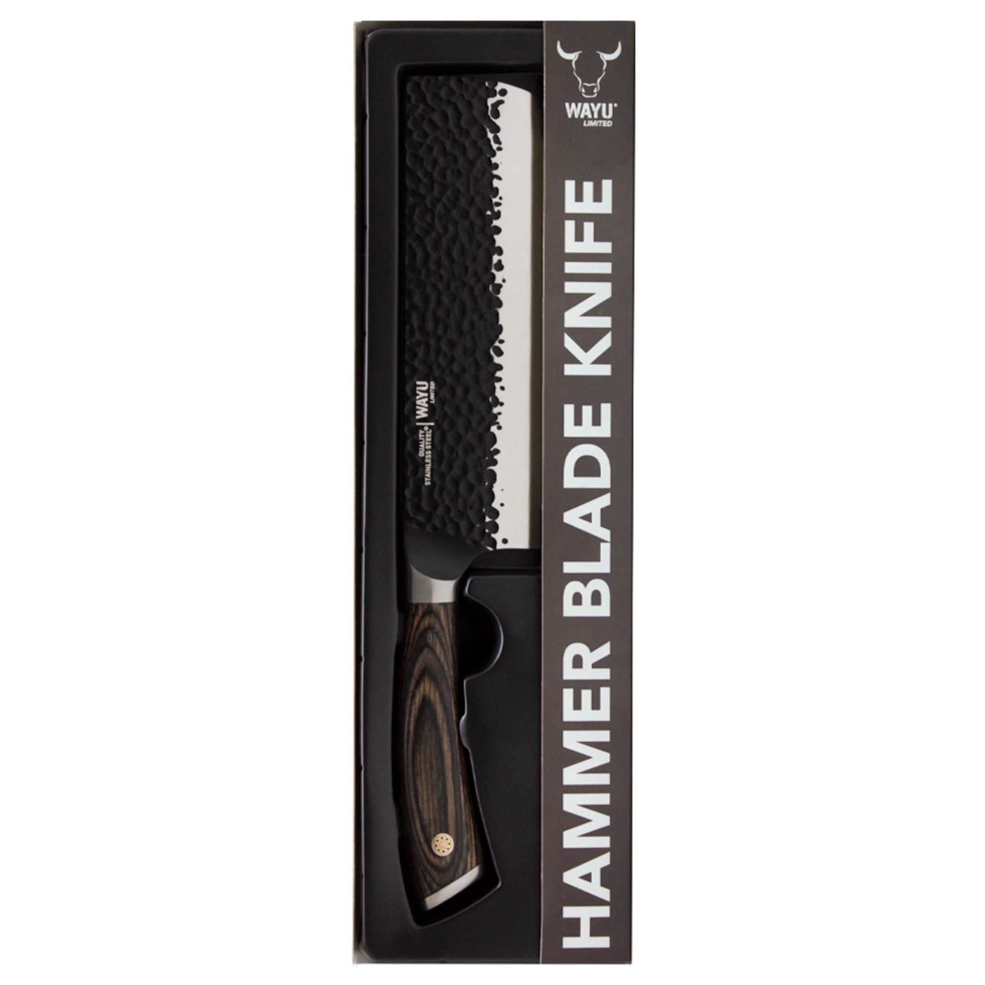 Cuchillo Hacha Hammer 1 Pieza Acero Inoxidable - Madera Negro