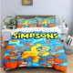thumbnail image 1 of Family simpson Cartoon Bedding Set,Duvet Cover Comforter Bed Set Quilt Cover Pillowcase,King Queen Twin Size Boys Girls Adults, 1 of 3