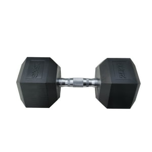 Atletis - Mancuerna Hexagonal 25 Kg Negro