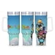 thumbnail image 1 of Fuera del Nido Vaso aislado de acero inoxidable con asa, diseño temático, regalo para familia, amigos y fans; incluye pajita y encaja en el portavasos estándar, 40 oz, 1 of 6