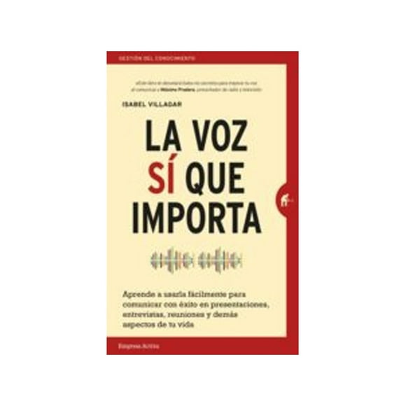 Libro La Voz Sí Que Importa