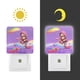 thumbnail image 3 of Rainbow Ruby / Arcoíris Rubí Luz nocturna LED con sensor de anochecer a amanecer para dormitorio, baño, pasillo, escaleras - Lámpara LED nocturna de enchufe, 0.5W - 1 pieza, 3 of 6