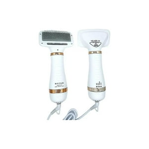 Pet Grooming Dryer - Cepillo Para Mascotas 2 En 1 Gato Perro Peine Secador D/Pelo Color Dorado.