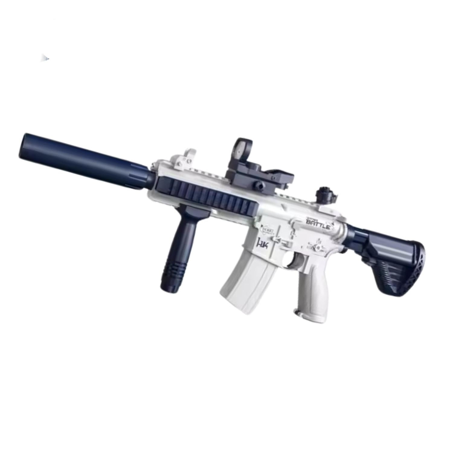 Pistola De Agua Electrica Rifle M416 Lanza Agua Azul