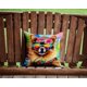 thumbnail image 4 of Almohada Decorativa Pomeranian Hippie Dawg, 4 of 6