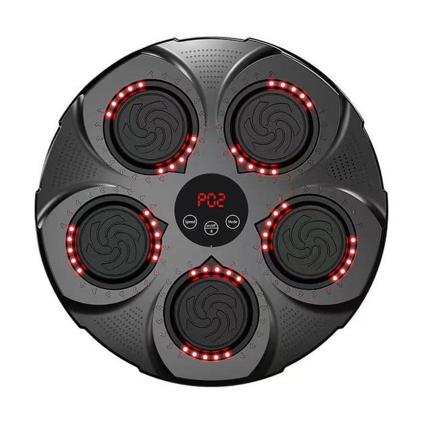 Babyluna - Máquina De Entrenamiento Box Sonido Bluetooth Y Guantes Rojo