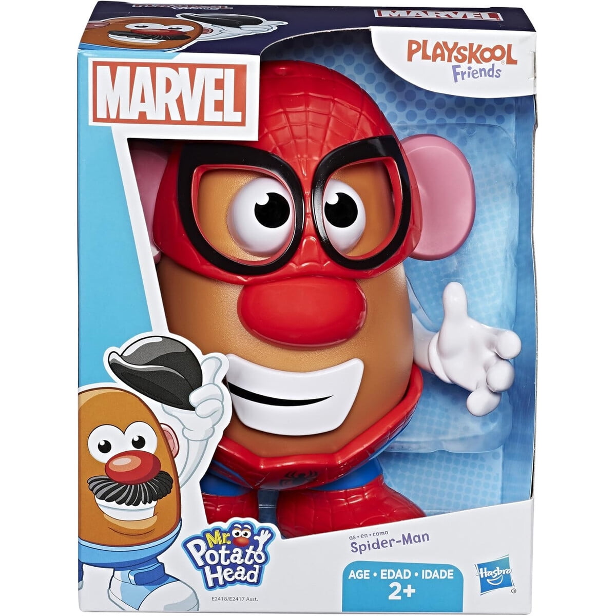 Hasbro - Figura Mr. Potato Head Playskool Marvel Spiderman 14cm