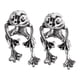 thumbnail image 5 of Pendiente De Rana Stud Cool Alloy Ear Dangler Para Daily Casual Party Día De La Madre Argent, 5 of 5