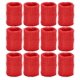 thumbnail image 1 of Bandas para sudor Tourna 12 unidades rojas de algodón de 3" de grosor, 1 of 4