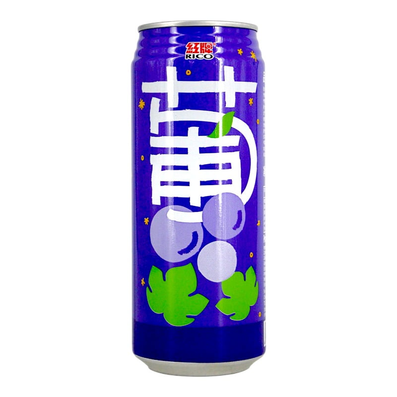 Bebida Sabor Uva Marca Rico 490 Ml * Lata