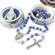 thumbnail image 2 of Collar Rosario HanlinCC con cuentas de perla de vidrio de 6 mm azul, 2 of 9