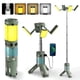thumbnail image 1 of Farol de camping telescópico Tesmax con soporte de 1200 mAh IPX5, 1 of 8
