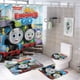thumbnail image 1 of Juego de Cortina de Baño y Alfombras Desmarcar Temática Thomas 4 Piezas, 1 of 6