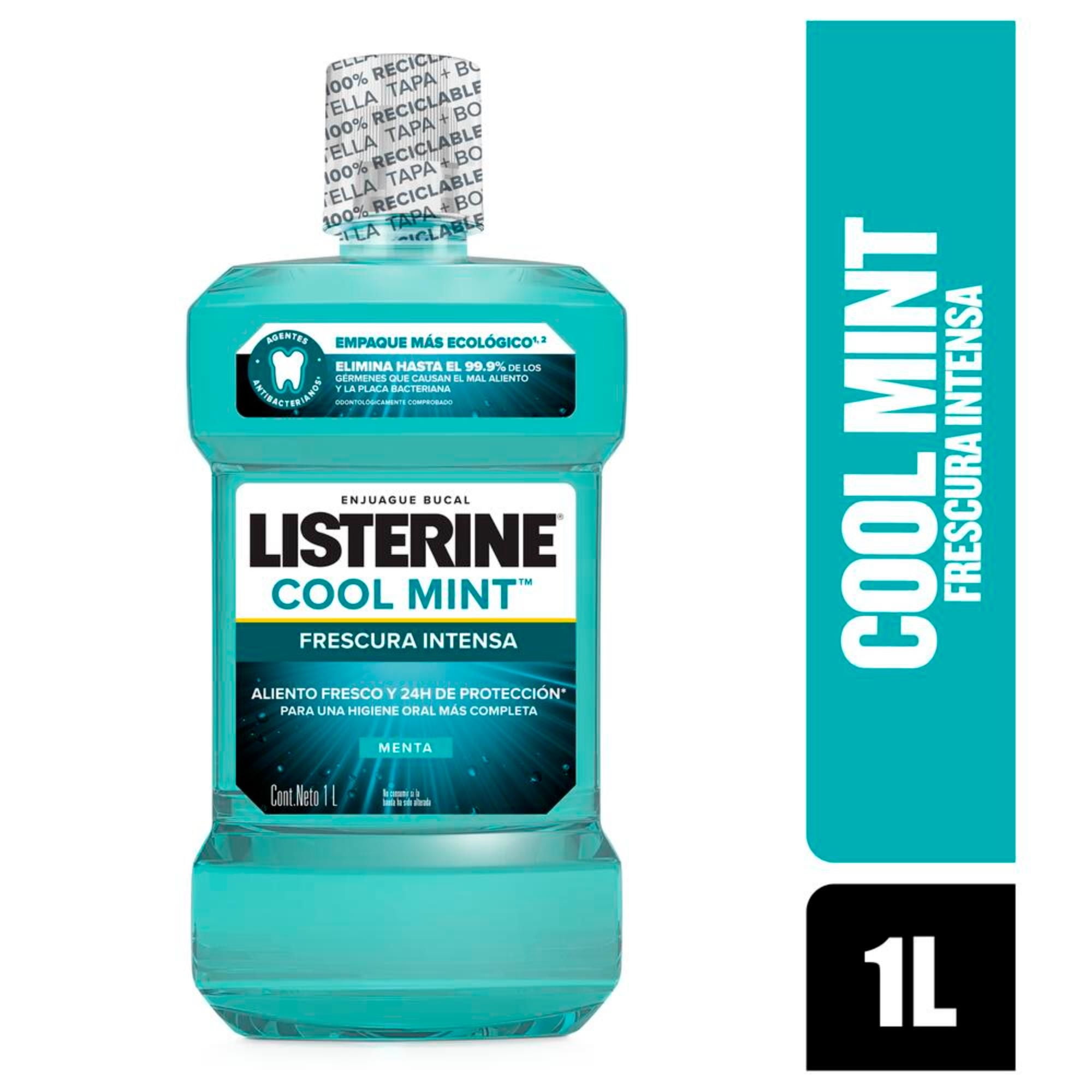 Enjuague Bucal Cool Mint Frescura Intensa 1 L Listerine
