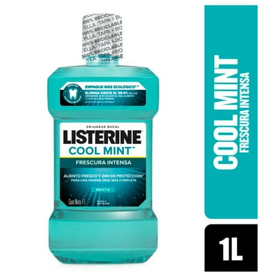 Enjuague Bucal Cool Mint Frescura Intensa 1 L Listerine
