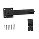 thumbnail image 5 of Juego De Pestillo Para Puerta De Granja Flip Fence, Multiusos, Resistente, Color Negro Mate, Longitud De 15,2 Cm, 5 of 5
