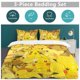 thumbnail image 5 of Pikachu Bed Duvet Cover Funny Anime Cartoon Bedding Sets Lightweight 3 Piece Comforter Sets, 5 of 5