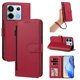 thumbnail image 1 of Funda con Billetera para [Xiaomi Redmi Note 13 Pro 5G] con Bolsillo Zipper y Tarjetero Rojo, 1 of 6