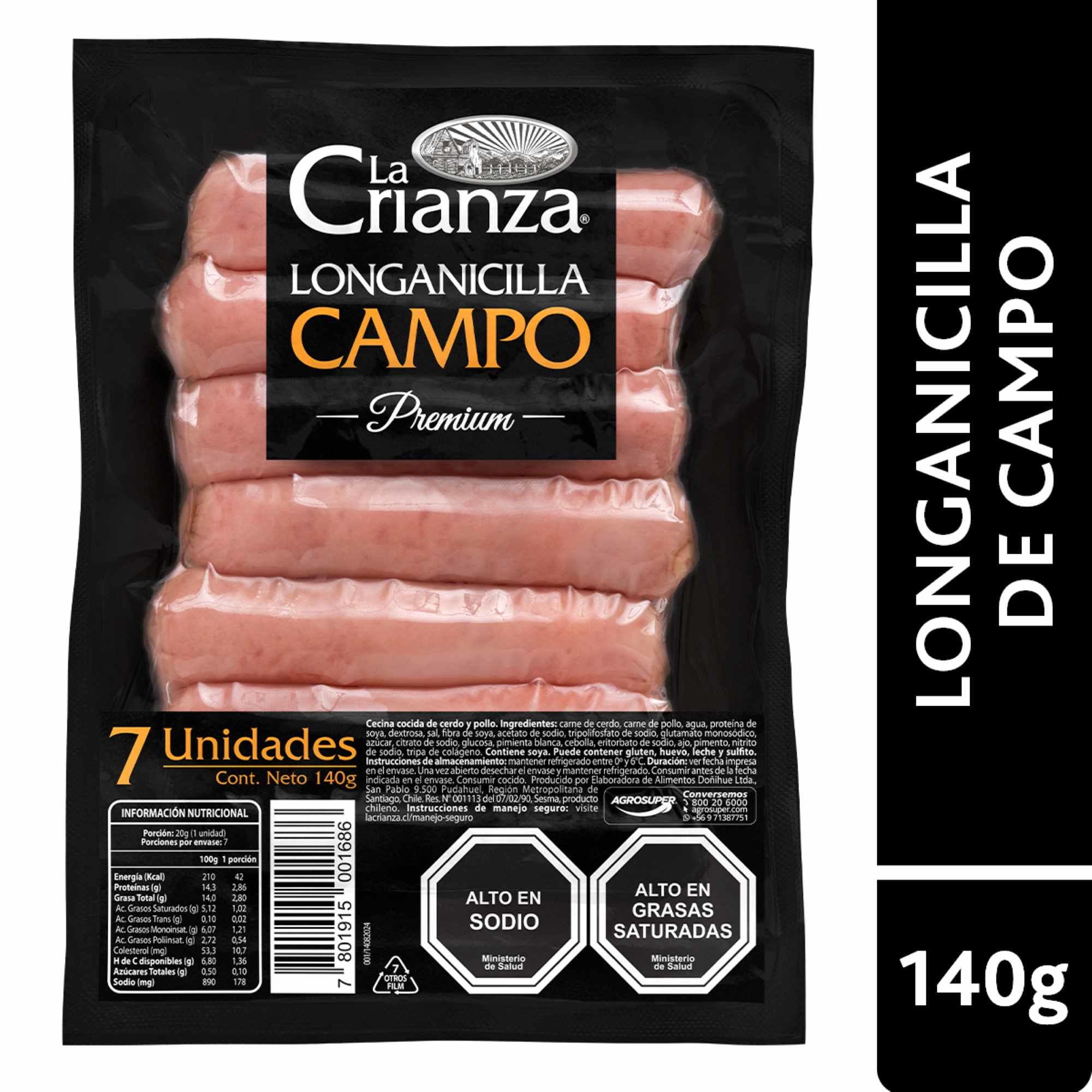 Longanicilla De Campo 7 Un 140 g La Crianza