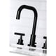 thumbnail image 4 of Grifo de baño Kingston Brass Manhattan FSC8930CML negro mate, 4 of 8
