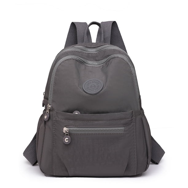 2024 Travel Solid Color Backpack Women‘s Mochila Feminia School Bags for Girls Anti-theft Back Packs Casual Waterproof Rucksack