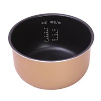 Magideal - Olla Arrocera, Contenedor Interior, Utensilios De Cocina Multiusos De Gran Capacidad, Olla Interior Antiadherente Reutilizable, Portátil Para El Hogar 4L