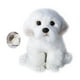 thumbnail image 2 of Perro maltesa de felpa realista, juguetes para perros de cachorro de peluche, para niños de cumpleaños para ad FAONIE FAONIE, 2 of 2