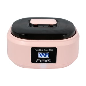Ioensy - Calentador De Cera De Parafina 200W Baño De Parafina Con Pantalla Táctil Para Manos Corporales Adaptador Estadounidense Rosa