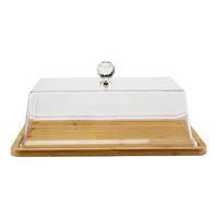 Bothyi - Soporte Para Tartas Con Tapa De Cristal Para Almacenar Postres, Tiendas De Postres, Hoteles, Galletas, Etc.